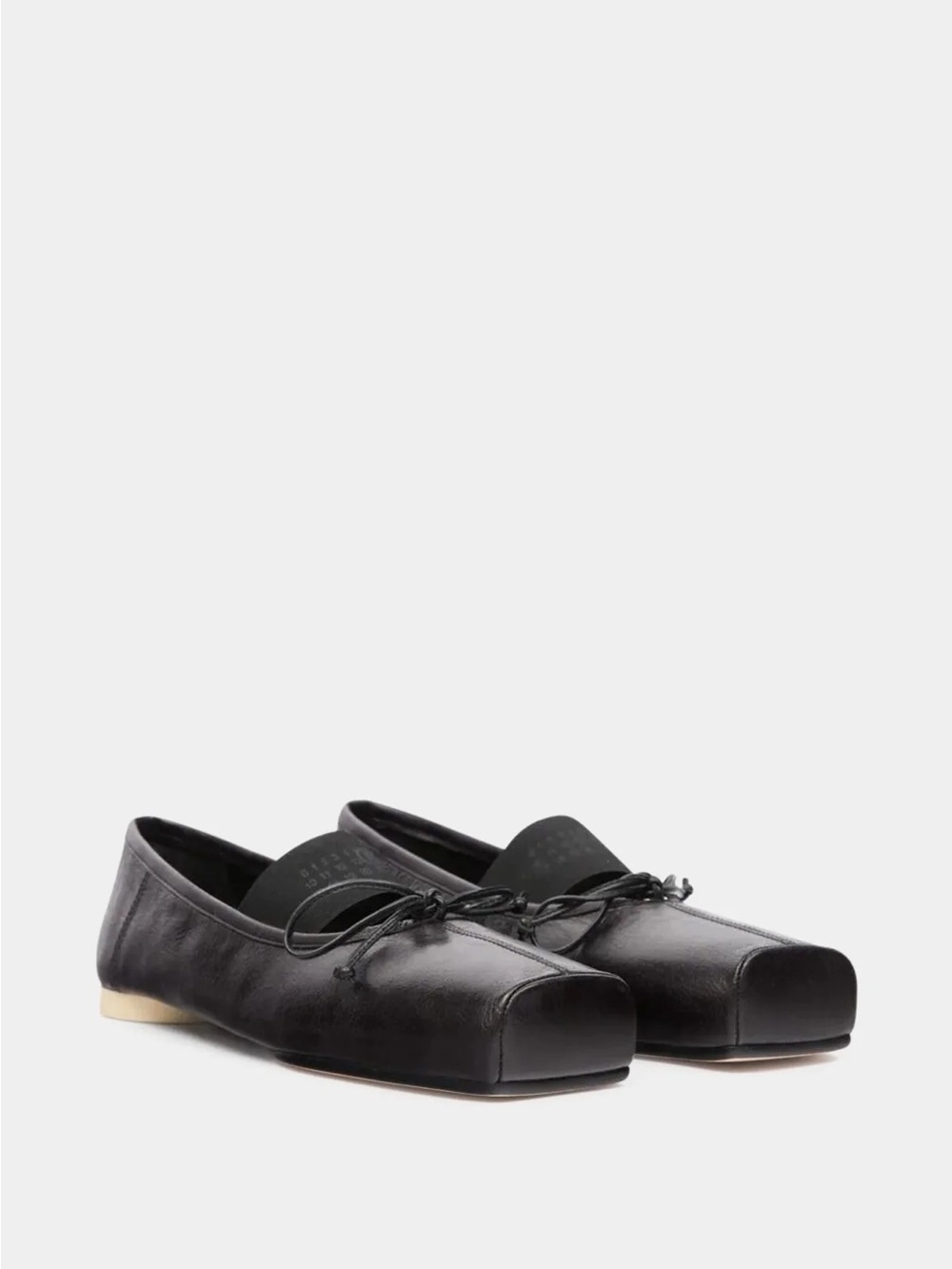 WORN ONCE MM6 MAISON MARGIELA BOW DETAIL BALLET FLATS